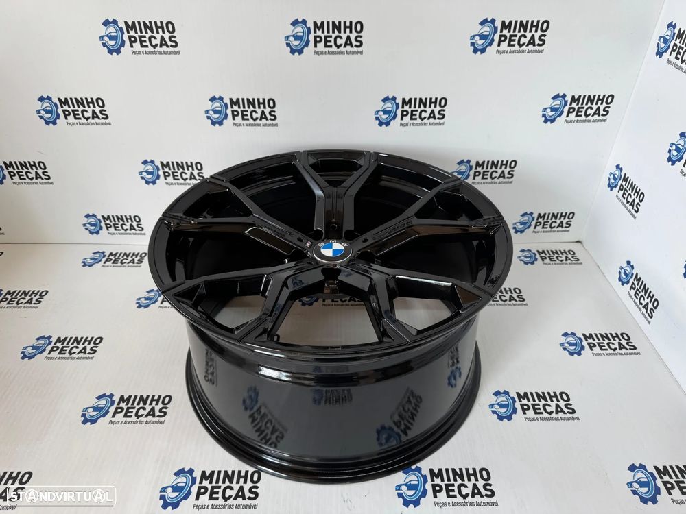 Jantes BMW X5 (G05) X6 (G06) em 21 5x120 Preto Brilho - 7