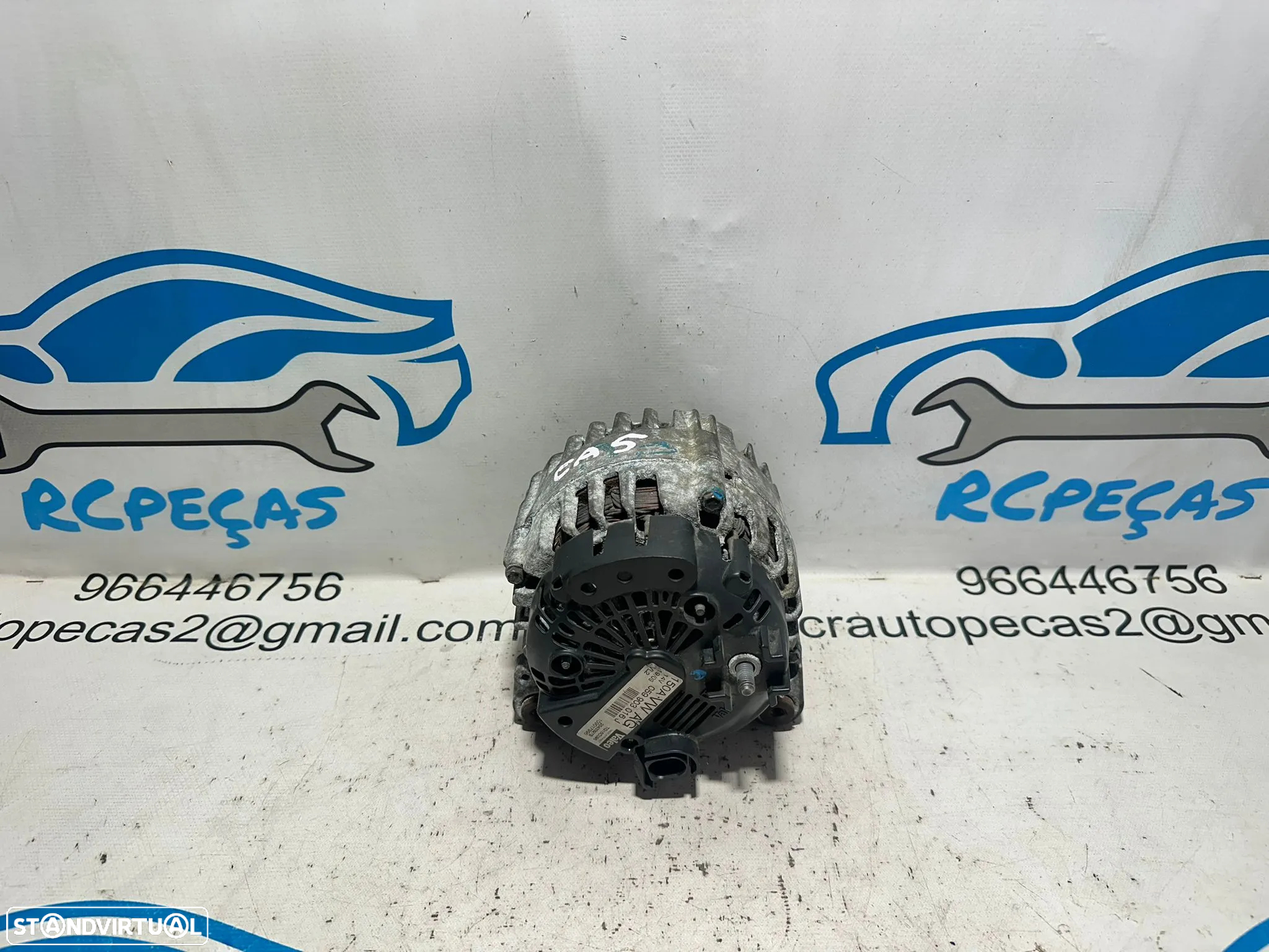 .Alternador Original 059 903 016 J Valeo CAS 3.0TDI VAG Volkswagen Audi - 5