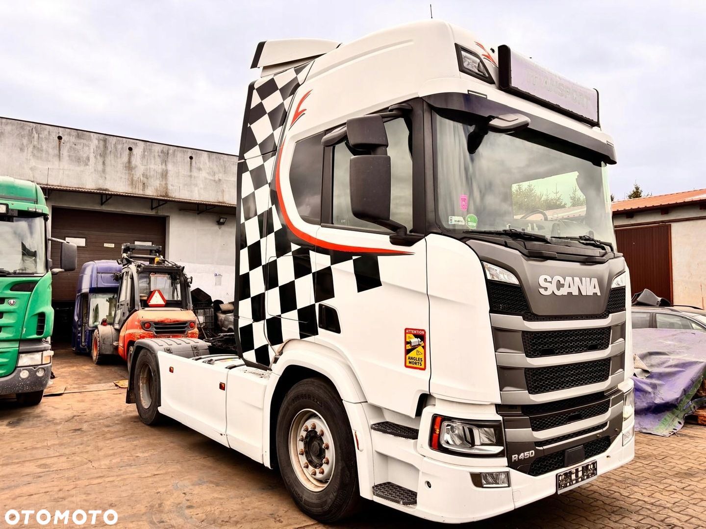 SCANIA NTG STOPNICA BLACHA LEWA - 1