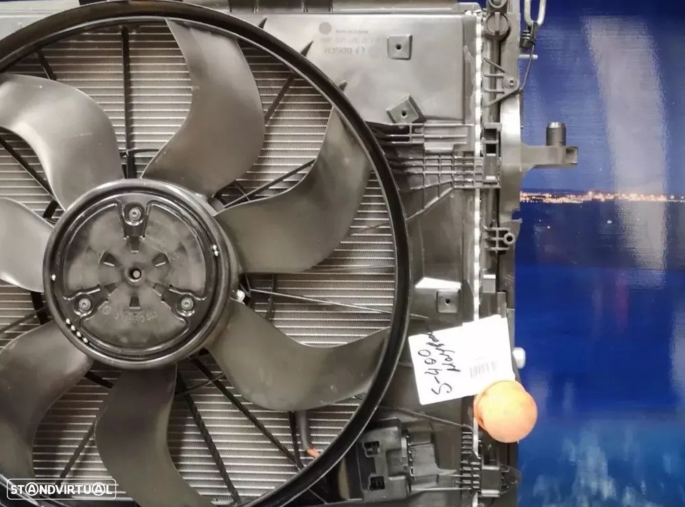 Conjunto Radiadores com Ventoinha ORIGINAL para Mercedes W222 S400 S500 Gasolina 2013+ - 3