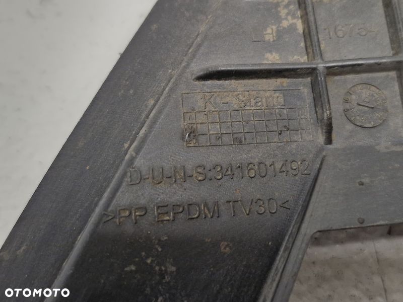 opel zafira c iii 3 osłona płyta zaślepka pod zderzak lewy przód 13372278 - 4