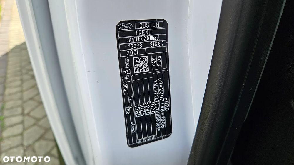 Ford Custom 2,0TDCI 2020Rok 147Tys.Km. L2 Długi Kamera Webasto Duży Wyświetlacz Hak - 28