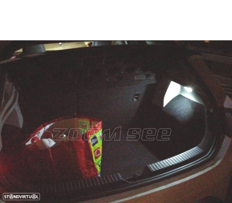 KIT COMPLETO LAMPADAS LED INTERIOR PARA SEAT LEON MK3 5F 5F1 5F5 5F8 13-18 - 6