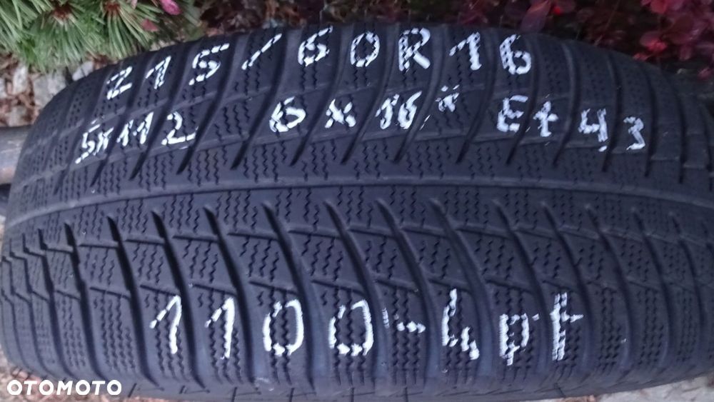 Koła zimowe 16 5x112 Seat ET43 215/60R16 Bridgestone KBA51055 - 4