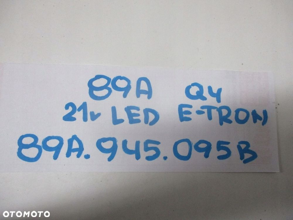 LAMPA KLAPY BLENDA AUDI Q4 89A E-TRON 21R LED 89A9450953 - 10