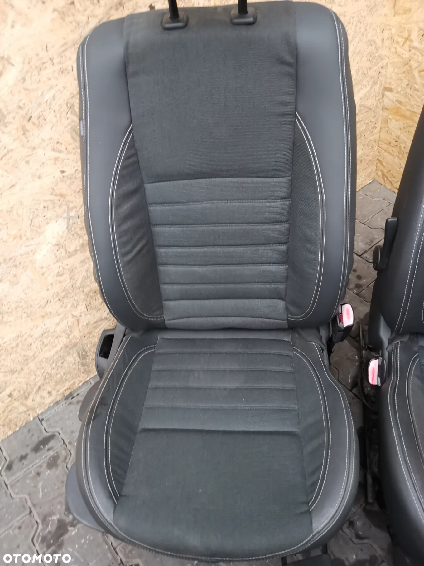 Renault Laguna III Fotele Kanapa Boczki Półskóry - 8