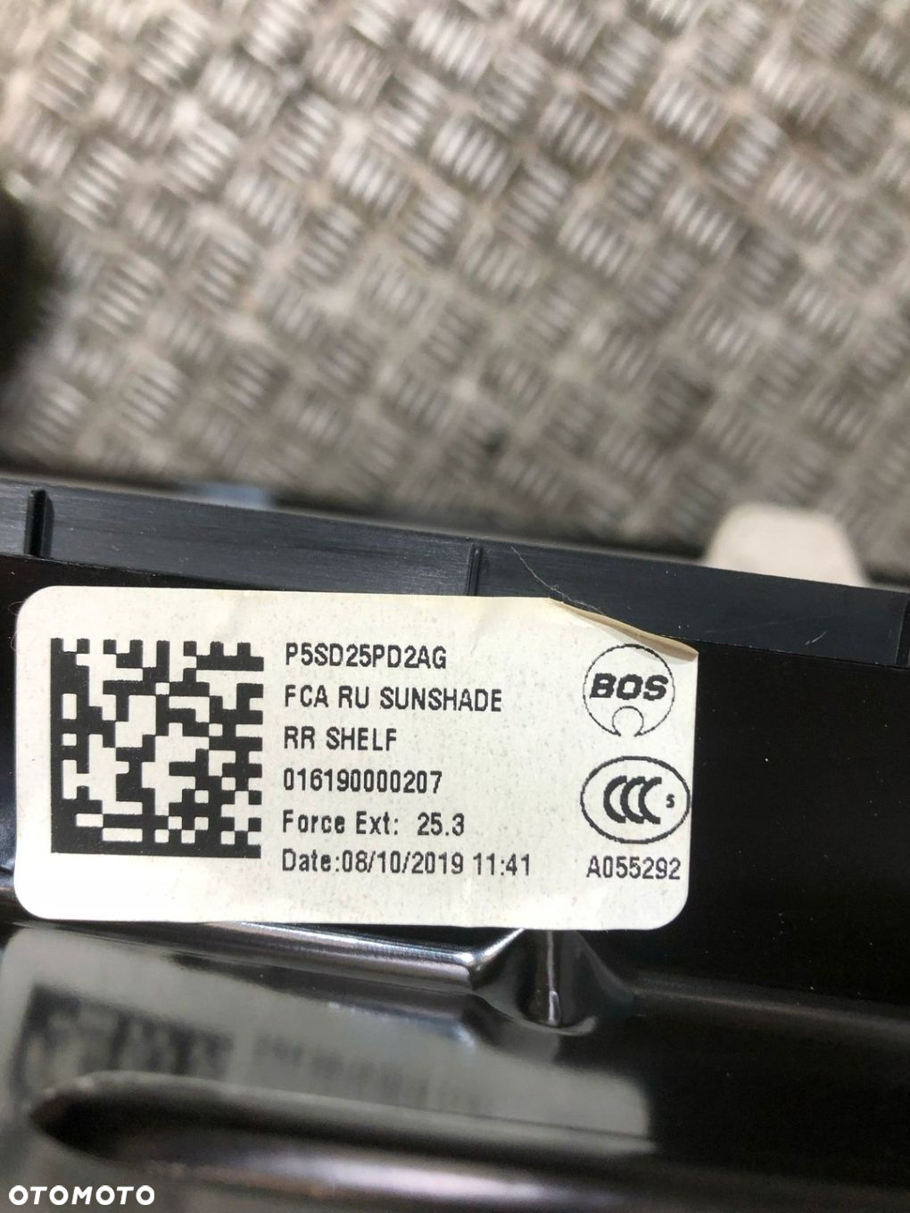 szyberdach dach roleta tył tylny CHRYSLER PACIFICA 2016- - 3