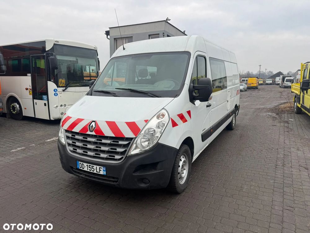 Renault Master L3H2 Max Długi Brygadówka 7 Osobowa 2013r. Paka 2.7m - 2
