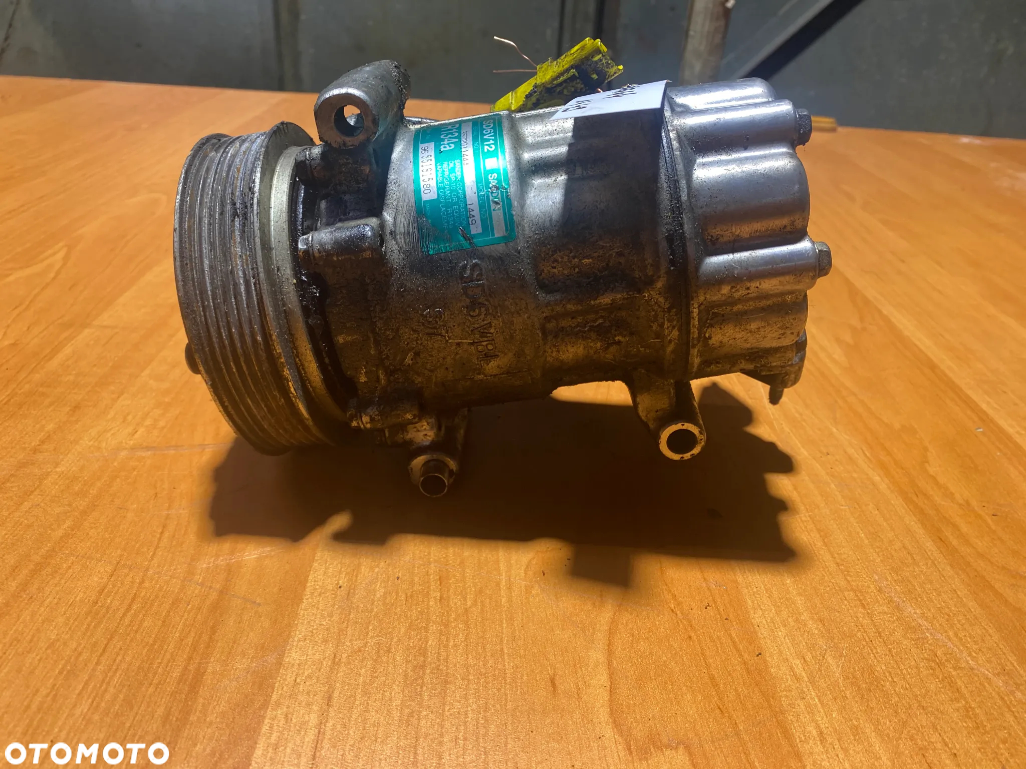 KOMPRESOR SPRĘŻARKA KLIMATYZACJI PEUGEOT PARTNER 206 9655191580 - 3