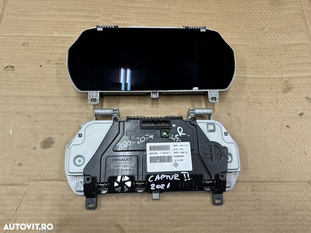 Ceasuri bord , display kilometraj RENAUL CAPTUR 2 an 2020-2024 cod 248091085R - 2