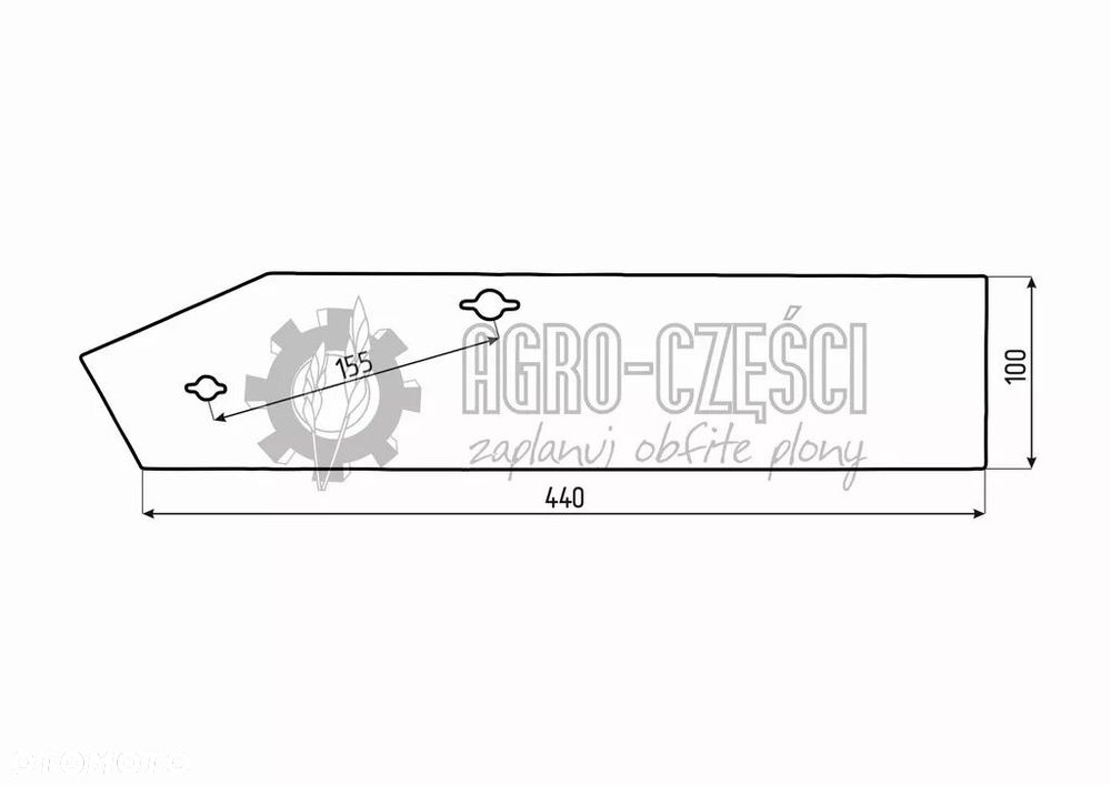 NIEMEYER PŁOZA N13/15 020620 PRAWA / LEWA 020619 iQ PARTS - 2