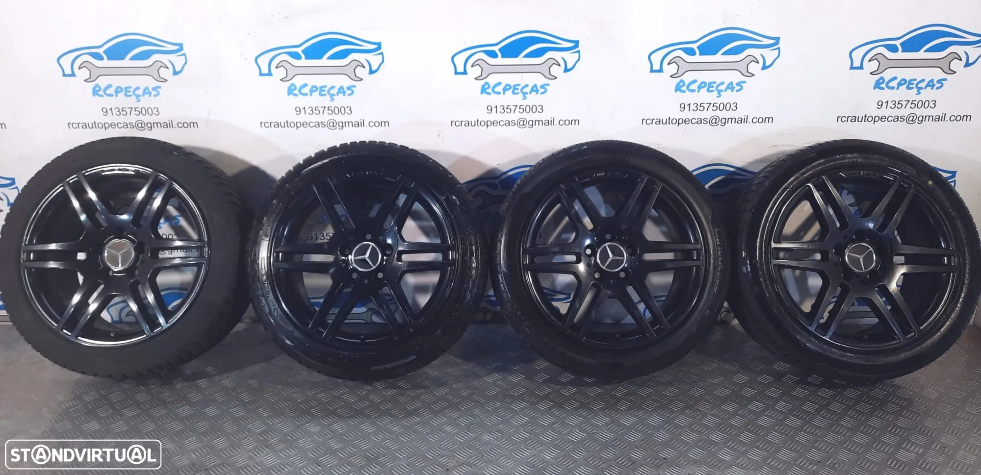 Jantes 17 AMG Originais Mercedes Benz CLASS C W204 8.5J ET53 5x112 - 6