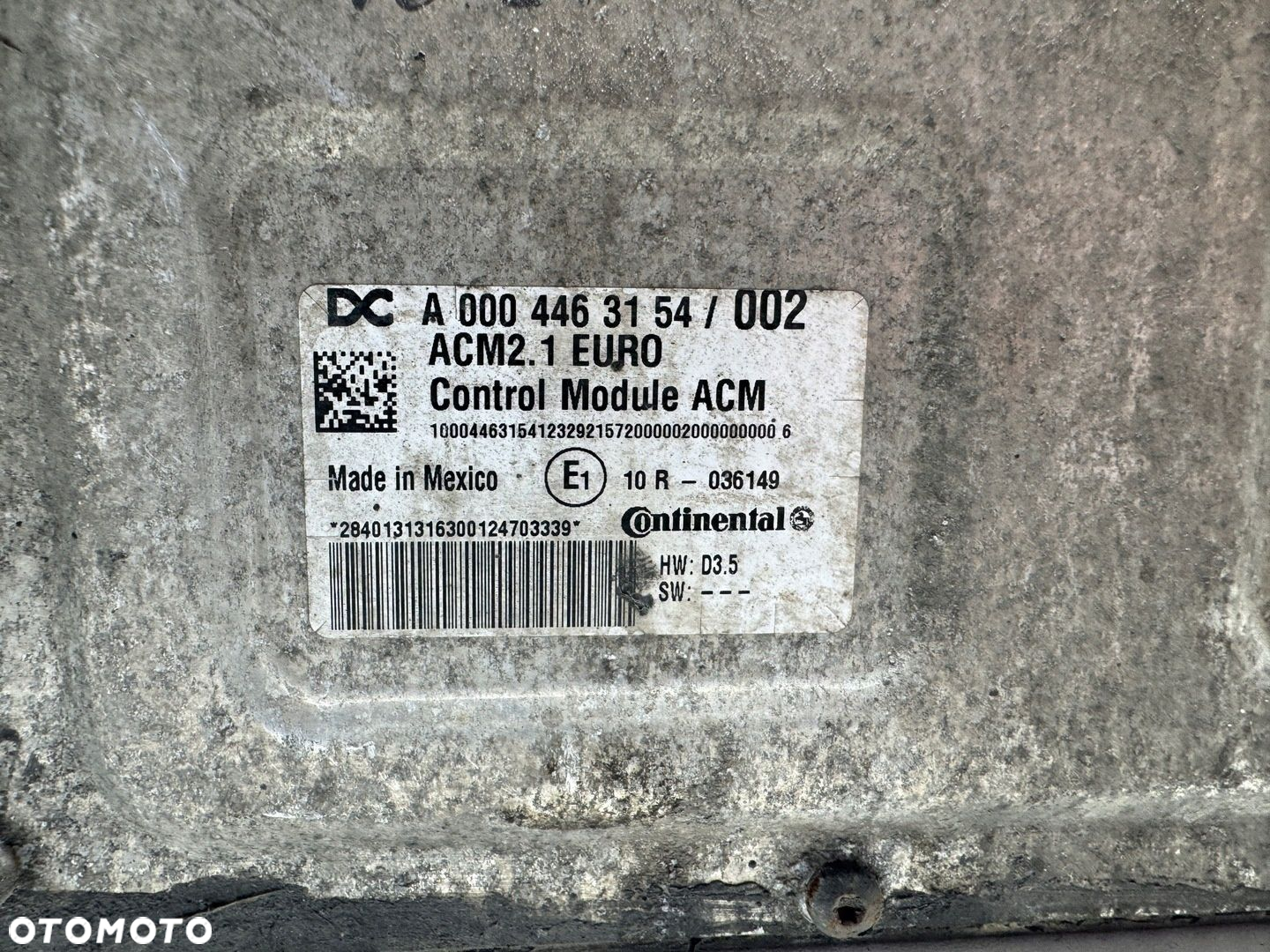 KOMPUTER STEROWNIK ACM2.1 MERCEDES ACTROS MP 4 A0004463154 - 2