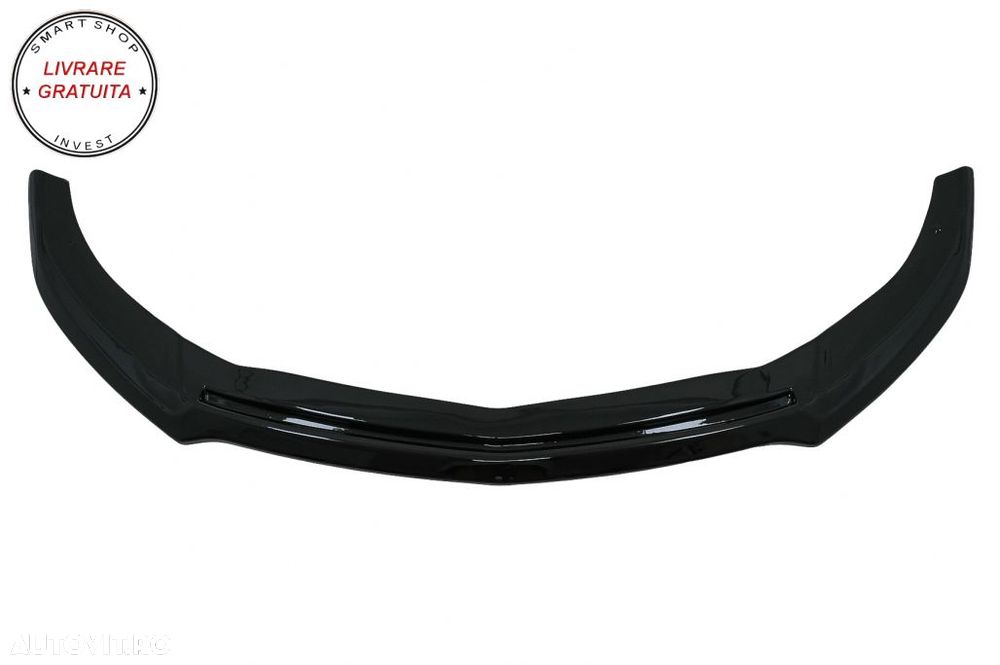 Lip Bara Fata Mercedes A-Class W176 AMG Facelift (2015-2018) Negru Lucios- livrare gratuita - 3