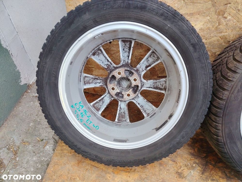 OPEL 6,5JX16H2 4X100 ET42 fi 57,1mm FELGI ALUMINIOWE KOMPLET X4 205/55R16 6mm - 13