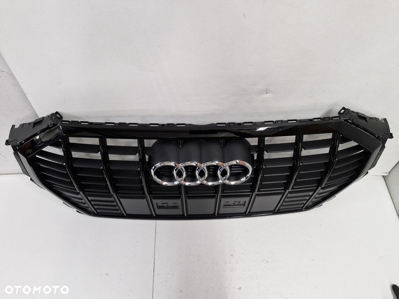 audi q3 2 ii 83a s-line grill atrapa chłodnicy zderzaka przód czarna 83a853651e - 5