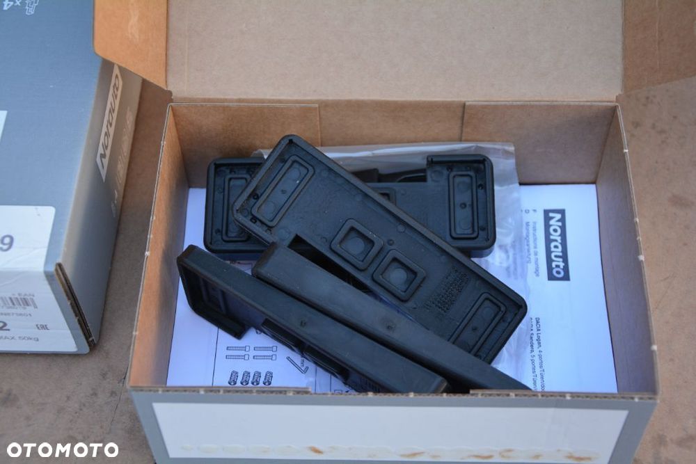 Dacia Logan / Sandero - bagażnik dachowy Norauto NOWY KLucz - 5