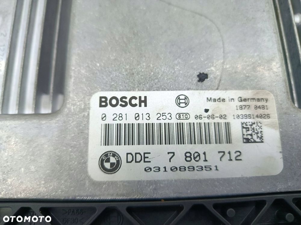 BMW 5 E60 E61 KOMPUTER STEROWNIK SILNIKA ECU 7801712 - 4
