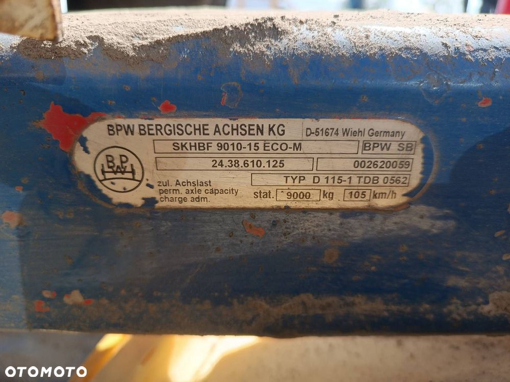 BELKA OŚ NACZEPY BPW 9010-15 ECO-M - 9