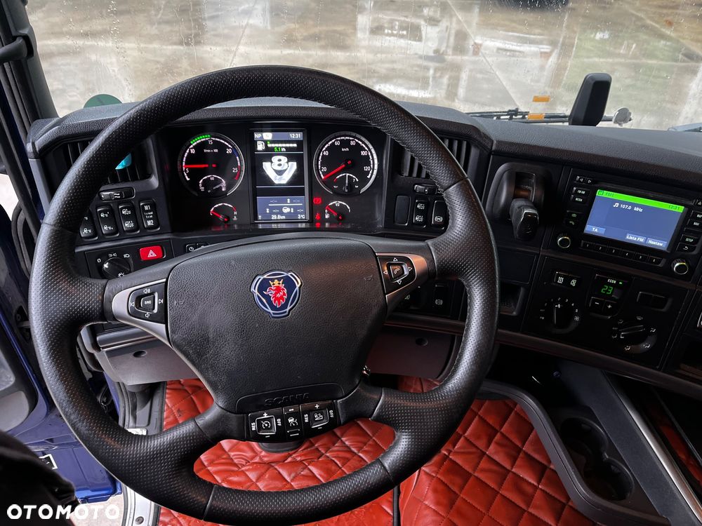 Scania R580 V8 2015 Rok // Automat // Retarder // Cała na poduszkach // ALU // Full // Klima postojowa // Idealna !!! - 14
