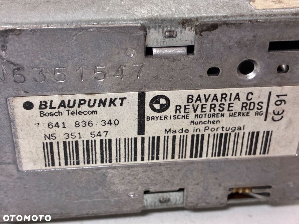 BMW 5 E34 RADIO SAMOCHODOWE BAVARIA C Reverse RDS 7641836340 BLAUPUNKT - 12
