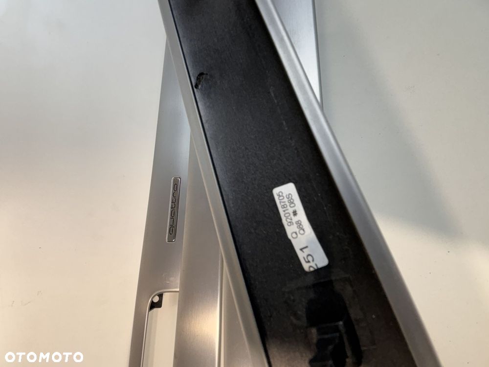 DEKORY SZCZOTKOWANE ALUMINIUM EUROPA QUATTRO Audi A4 B6/B7 Q88 - 6