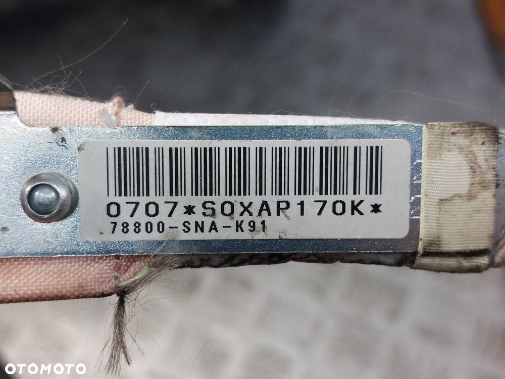 ZESTAW POSTRZAŁOWY KOKPIT DESKA MODUŁ PODUSZKA HONDA CIVIC VIII SEDAN - 8