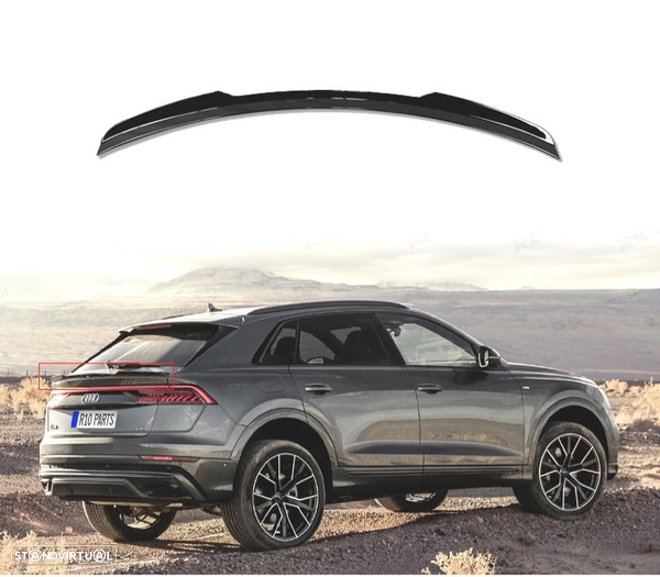 AILERON AUDI Q8 18- PRETO BRILHANTE