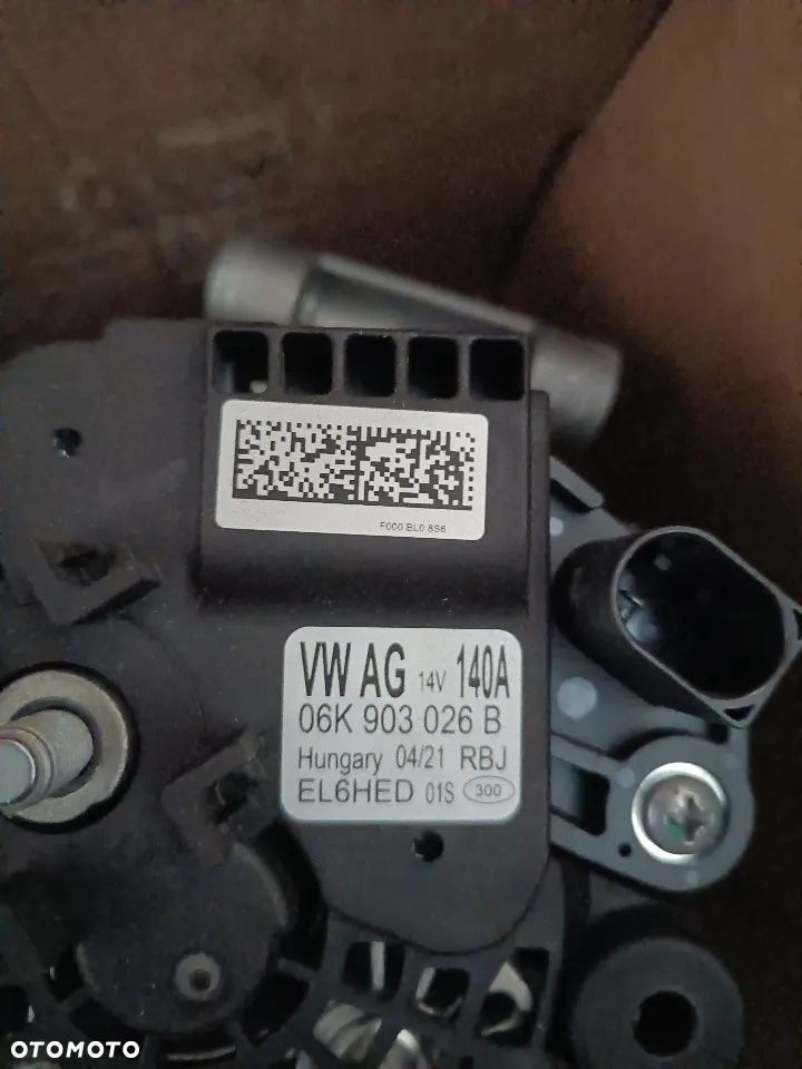 06K903026B NOWY alternator 2.0 TFSI TSI VW Golf VIII R Audi A3 S3 8Y - 2