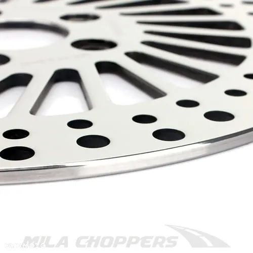 PROMOCJA Tarcza hamulcowa 292 mm Harley Davidson przednia lewa polerowana - 2