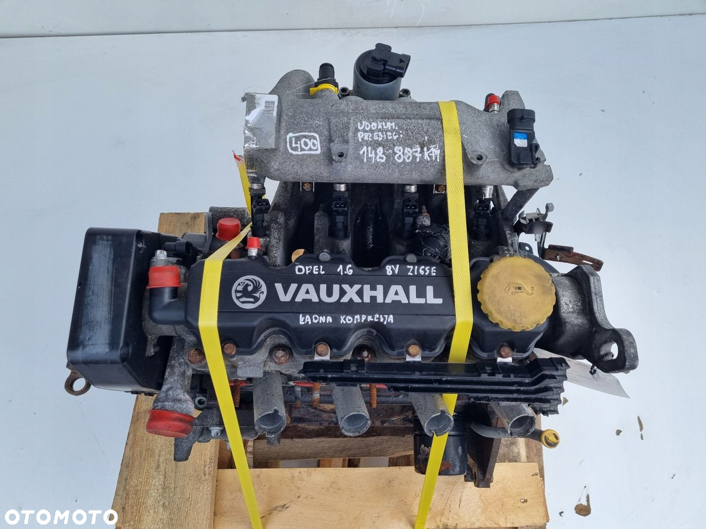 SILNIK KOMPLET Opel Astra II G 1.6 8V udokumentowane 148tyś Z16SE - 4