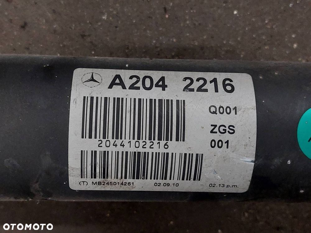 WAŁ NAPĘDOWY MERCEDES-BENZ W204 C220 2.2 CDI 2044102216 ID: 236233 - 4