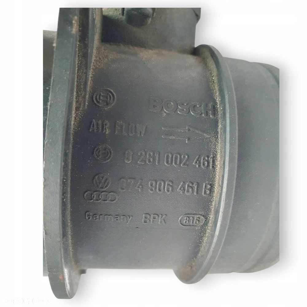 PRZEPŁYWOMIERZ VW Tiguan I Golf V Audi A3 A4 2.0 TDI 0281002461 074906461B - 10