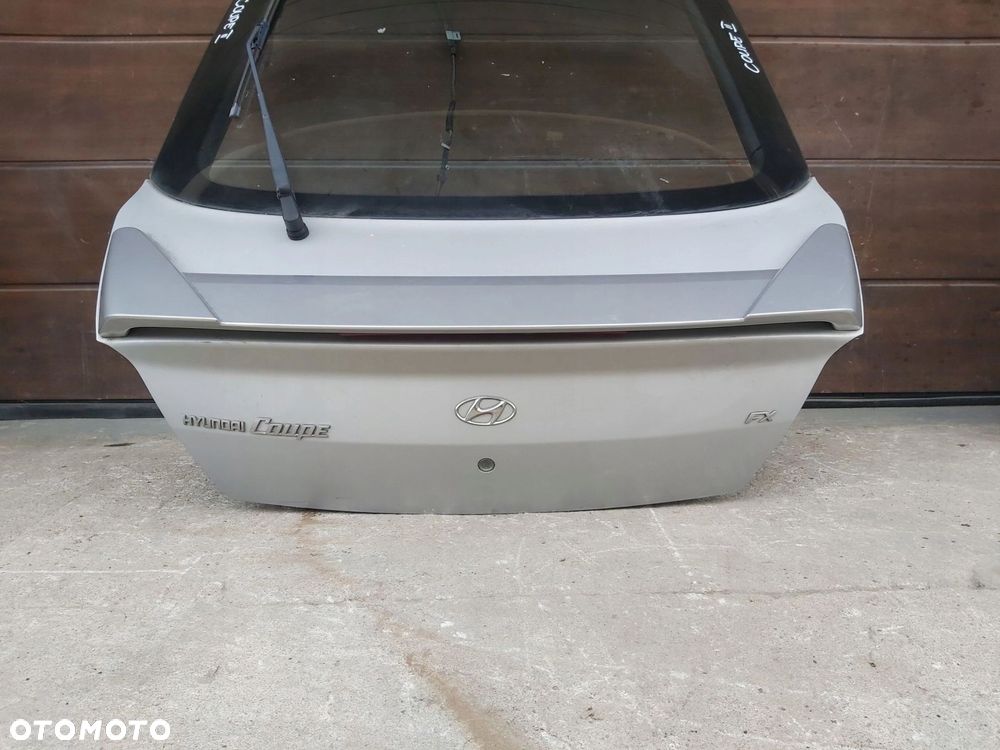 HYUNDAI COUPE II Tiburon Klapa bagażnika tył spoiler szyba - 3