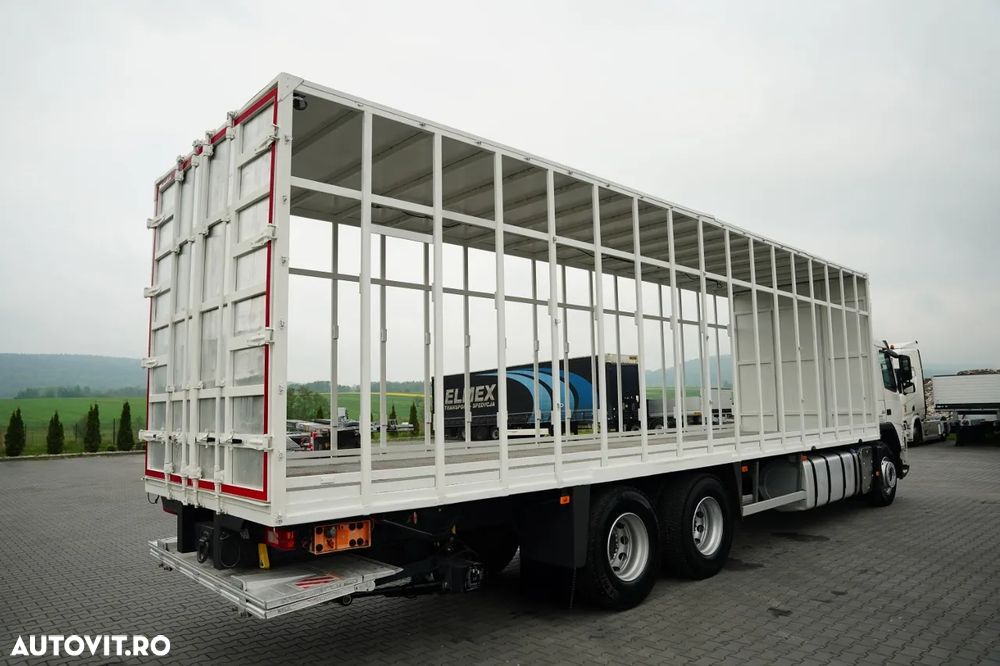 Volvo FM 380 / SOLO / 6X2 / PENTRU ANIMALE / PĂSĂRI / RIDICARE 2.000 KG / EURO 5 - 5