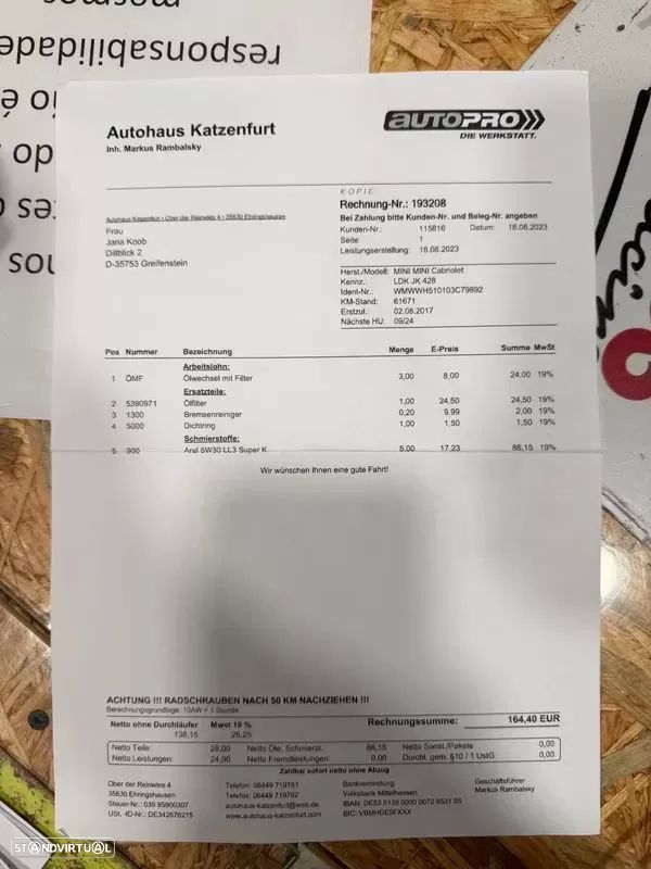 MINI Cabrio Cooper SD Auto Desportiva - 33