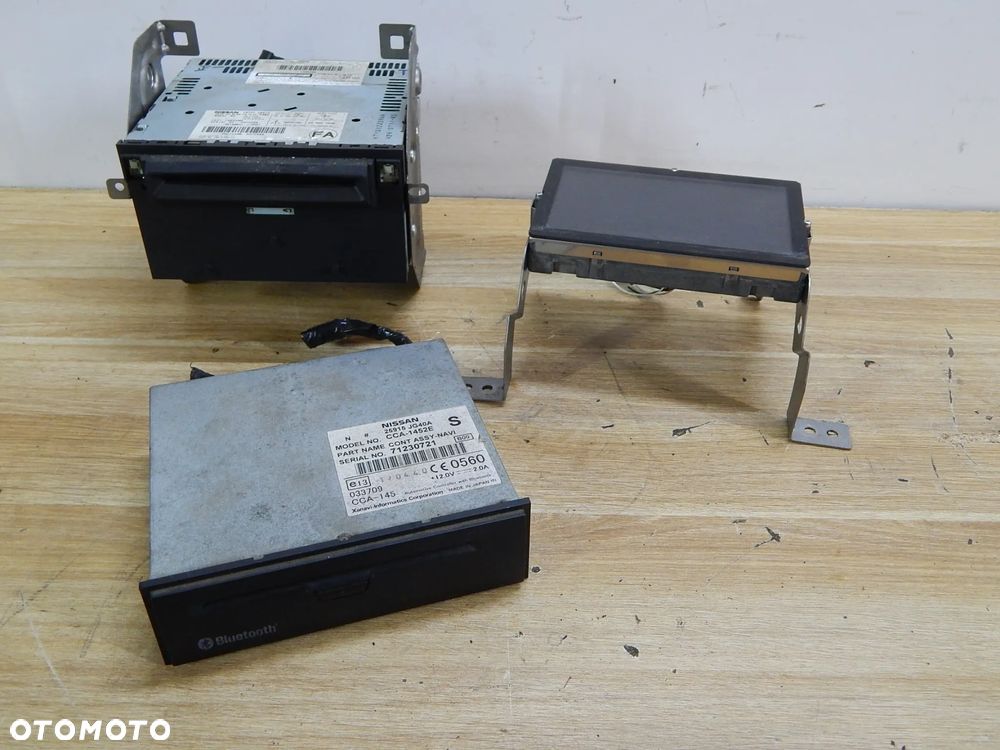 Radio czytnik nawigacja moduł ekran monitor Nissan Navara D40 Pathfinder R51 05-14 Łuków części - 1