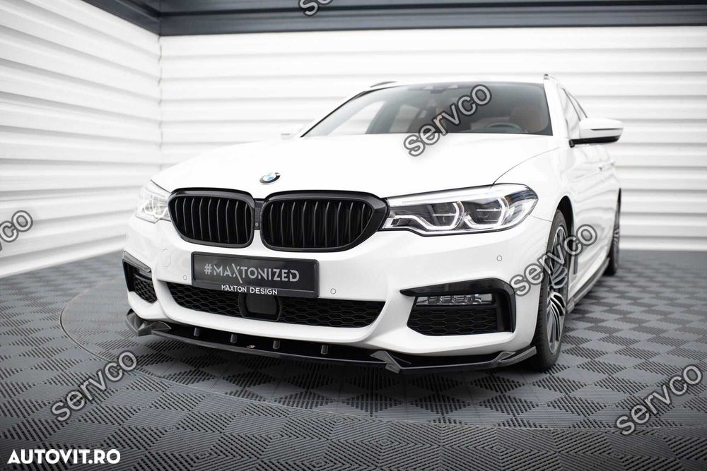 Prelungire splitter bara fata Bmw Seria 5 G30 G31 M-Pack 2017-2020 v12 - Maxton Design - 3