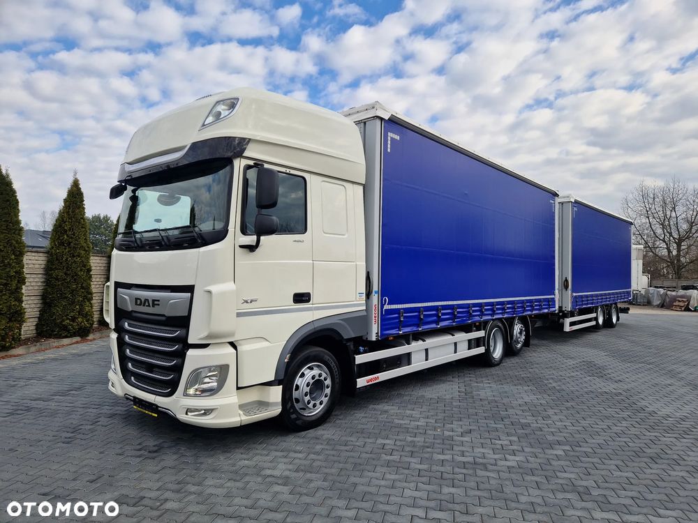 DAF XF 480 SSC E6 / TANDEM / 2x 7.7m / 120M3 / KLIMA POSTOJOWA - 1