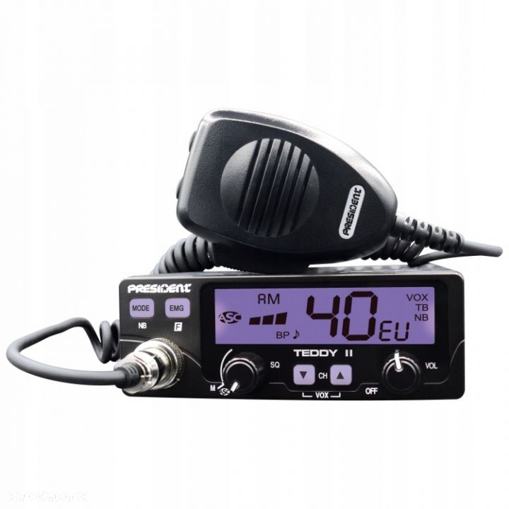 PRESIDENT TEDDY II ASC AM/FM VOX RADIO CB 7 KOLOR - 6