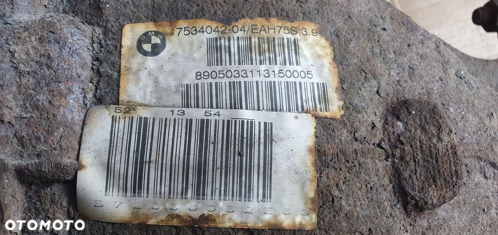 Most dyfer tył dyferencjał BMW 6 E63 3.0 3.91 7534042 - 8