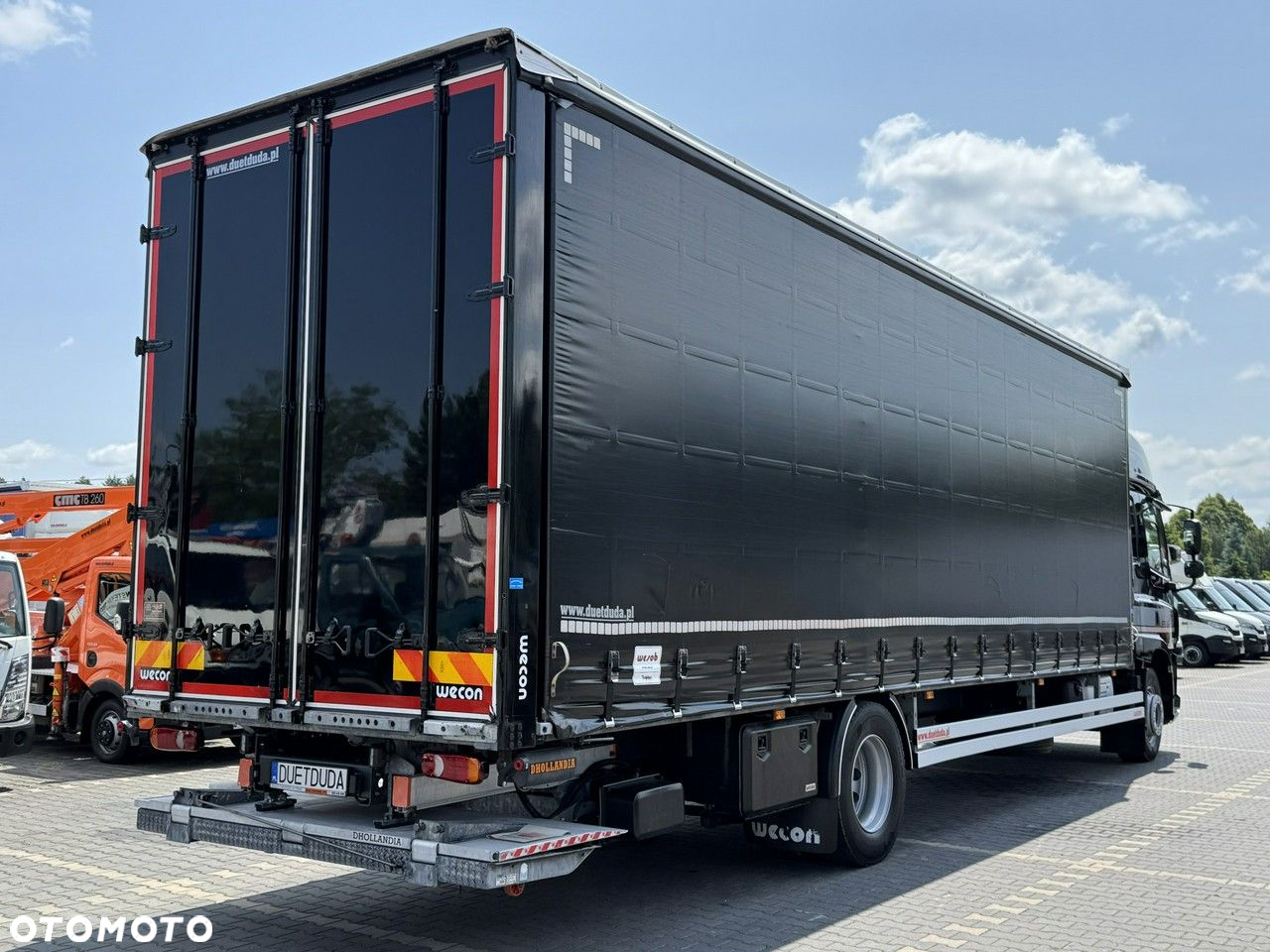 DAF CF 320 E6 Winda Firana Tył Drzwi Dach Zsuwany Długi 9.40m - 16