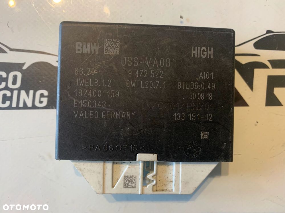 MODUŁ STEROWNIK PARKOWANIA PDC BMW G30 G31 F90 G32 G11 G12 G01 G02 9472522 - 4