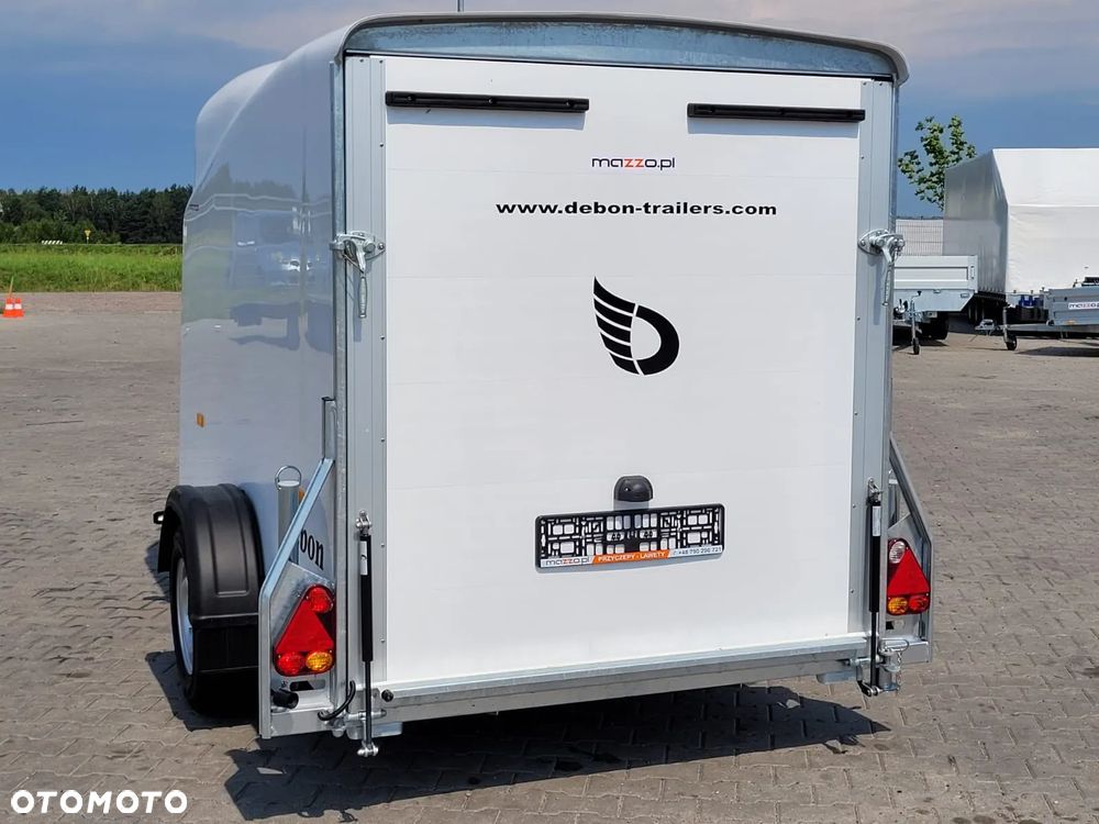 Debon Przyczepa kontener furgon box DMC1300kg Cargo 300x150x170cm rampa tylna aluminiowa - 17