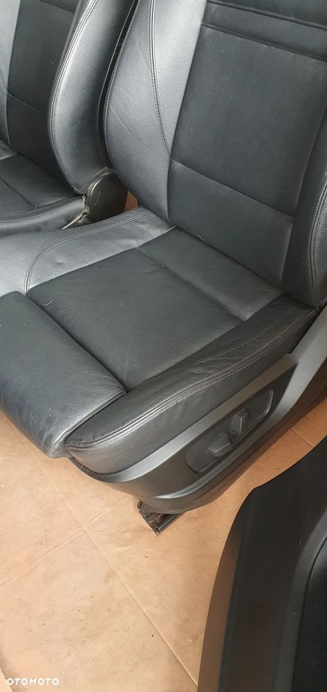 Fotele kanapa boczki komplet czarna skóra elektryczne 7 osób BMW X5 E70 Lift M-Pakiet - 7