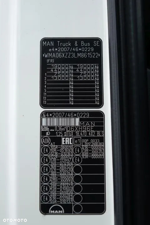 MAN TGX 18.470 4X2 BLS / XLX / STANDARD / E6 / AUTOMAT / RETARDER / 2 ZBIORNIKI / LODÓWKA / KLIMATYZACJA POSTOJOWA - 33