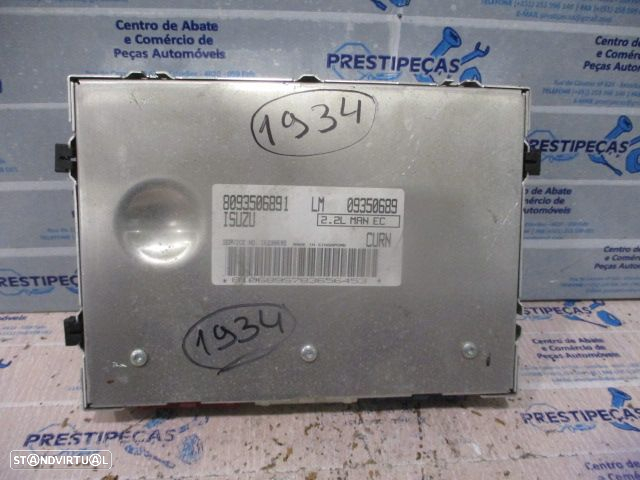 Centralina 8093506891 09350689 16238692 OPEL FRONTERA BREAK FASE 3 1999 2.2I 4X4 136CV 5P CINZENTO ISUZU - 2