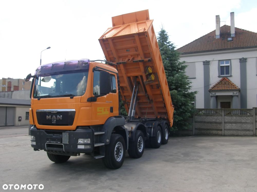 MAN TGS 41.440 8x4 470000km manual wywrotka Meiller-Kipper z Niemiec - 16