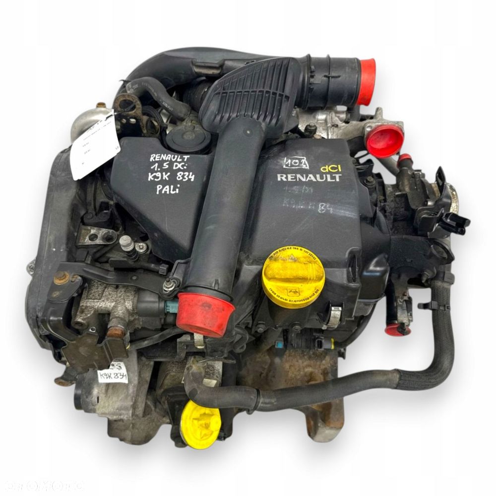 SILNIK K9K834 Renault Megane Scenic III Fluence 1.5 DCI 90KM diesel komplet - 2