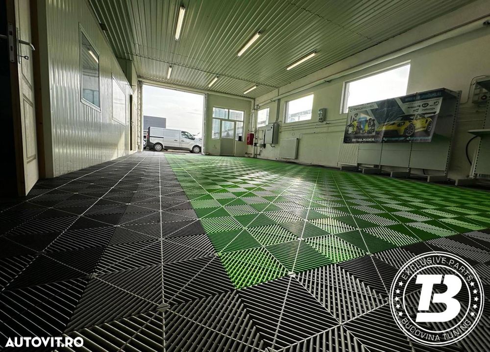 Pardoseala Modulara pentru Garaj si Ateliere Detailing - Verde - 6